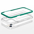 Чехол ERBORD Hybrid Frame для iPhone 13 mini, Зелёный 