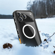 Чехол для iPhone 17 Pro Max, IP68 водонепроницаемый, SHELLBOX MagSafe, черный