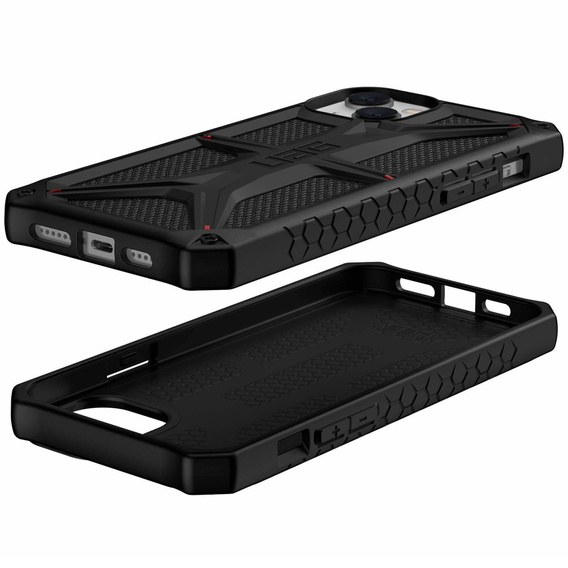 чехол Urban Armor Gear для iPhone 14 Plus, Monarch, Kevlar чёрный