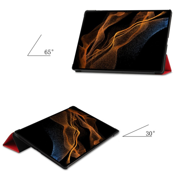 Чехол для Samsung Galaxy Tab S9 Ultra, Smartcase, красный