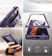 Бронированный чехол для Samsung Galaxy S23 Ultra, Dexnor Full Body (Two Frames), фиолетовый