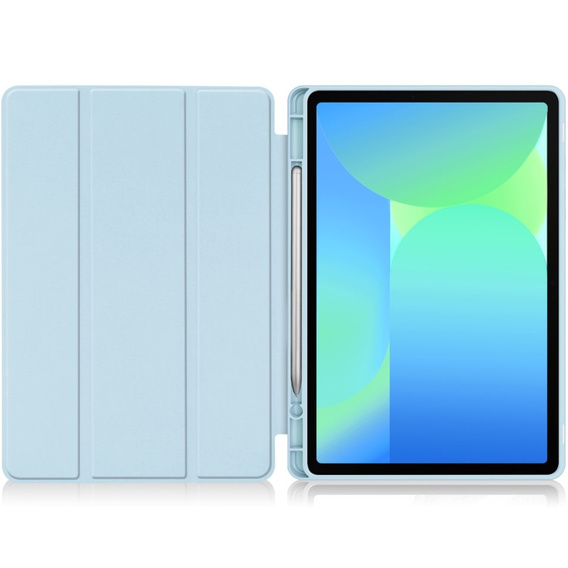 Чехол для Samsung Galaxy Tab S10 FE+ Plus, Smartcase с местом для стилуса, синий