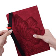 Чехол до Lenovo Tab M9, Wallet Pen Slot, butterflies, коричневый