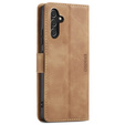 Чохол для Samsung Galaxy A14 4G/5G, ERBORD Vintage, гаманець з клапаном, коричневий
