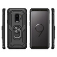 Бронированный Чехол до Samsung Galaxy S9, Nox Case Ring, чёрный