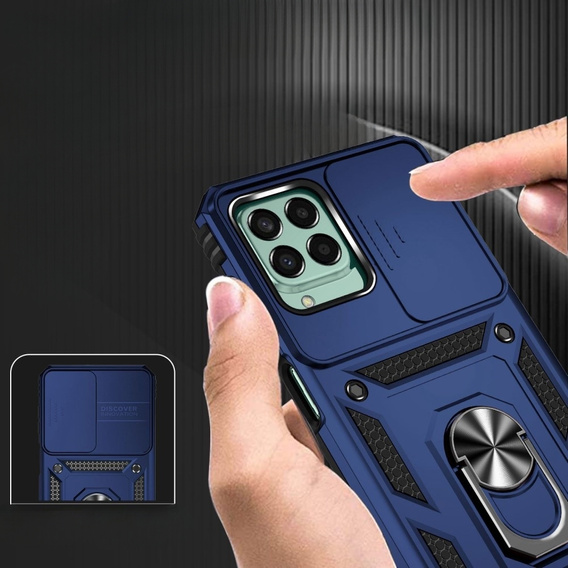 Чехол Camera Slide Samsung Galaxy M33 5G, CamShield Slide, синий