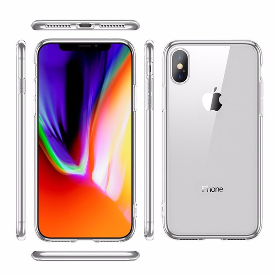 Тонкий чохол до iPhone X/XS, Slim, прозорий