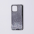Чехол до Xiaomi Redmi 12, Glittery, чёрный