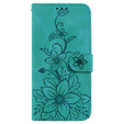 Откидной чехол для Oppo A60, Lily Flower, зелёный