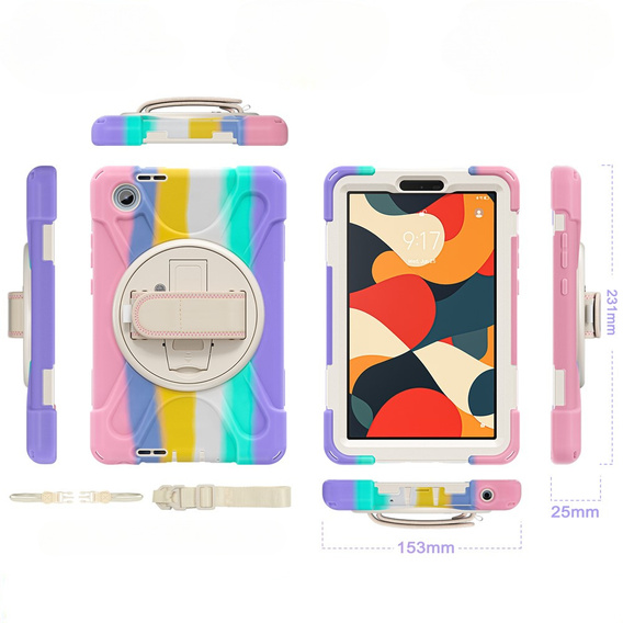 Броньований чохол з підставкою та ременем через плече для Lenovo Tab One