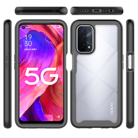 Чехол для OPPO A54 5G/A74 5G, Shockproof, с пленкой, синий