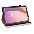 чехол-крышка для Lenovo Tab M9, flower, розовый rose gold