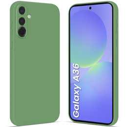 Чехол до Samsung Galaxy A36 5G, Silicone Lite, зелёный