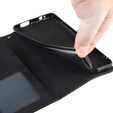 Футляр з клапаном для Xiaomi Redmi Note 9, Card Slot, чорний