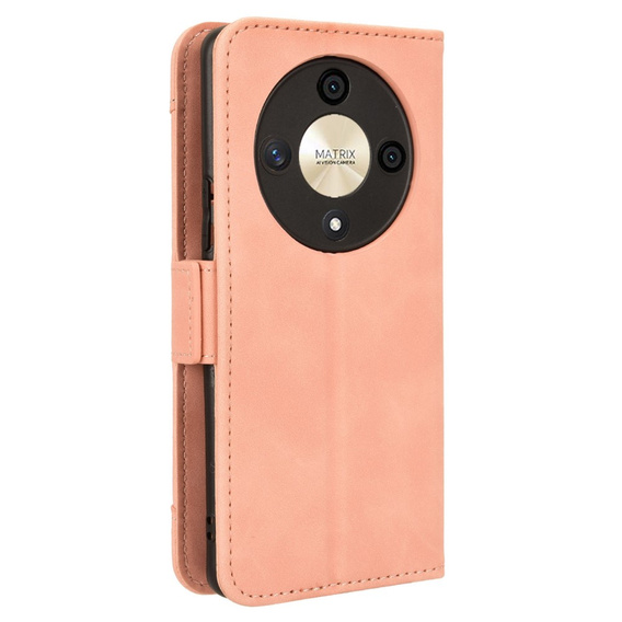 Откидной чехол для Honor Magic 6 Lite 5G, Card Slot, розовый