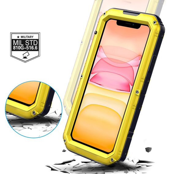 Бронированный чехол для iPhone 11, R-JUST, жёлтый