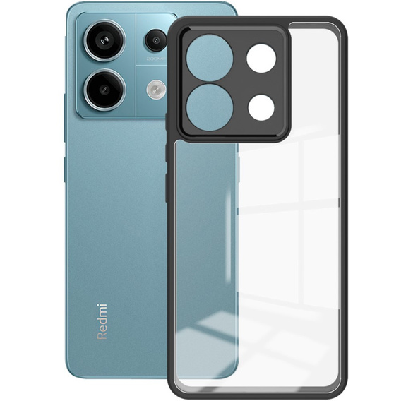 IMAK Чохол для Xiaomi Redmi Note 13 Pro 5G, UX-9A Series, прозорий / чорний