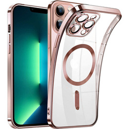 Чoхол до iPhone 13 Pro, MagSafe Hybrid, рожевий