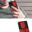 Чохол NOX Camera Slide Vivo Y21/Y21s/Y33s, CamShield Slide, червоний