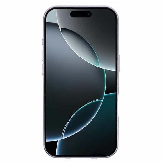 Магнітний чохол Dual Glass MagSafe для iPhone 16 Pro, сріблястий
