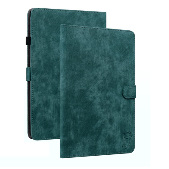 Чoхол до Samsung Galaxy Tab S9, Wallet Pen Slot, зелений