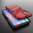 Чехол для Xiaomi Redmi Note 11/11S, Military kickstand, синий