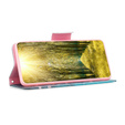 Откидной чехол для Xiaomi Redmi 12C, Wallet, sakura, синий