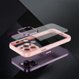 Чохол для iPhone 15 Pro, ERBORD Impact Guard, рожевий