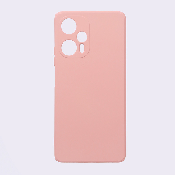 Чехол до Xiaomi Poco F5, Silicone Lite, розовый
