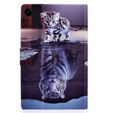Чехол до Samsung Galaxy Tab A9 X110 / X115, cat and tiger