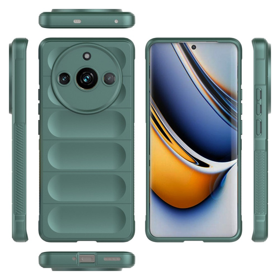 Чехол до Realme 11 Pro / 11 Pro +, Gaming Shockproof, зелёный