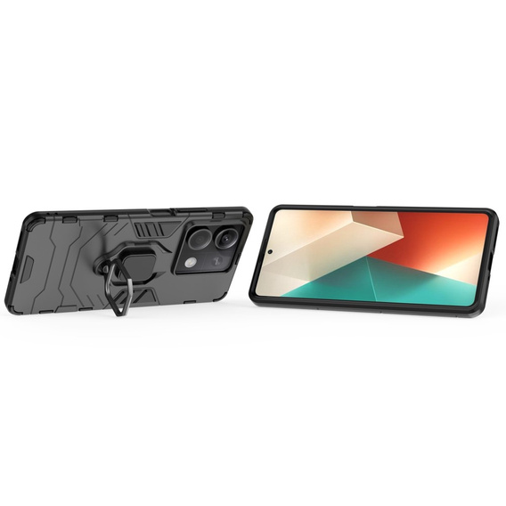 Чoхол до Xiaomi Redmi Note 13 5G, Kickstand Ring, чорний