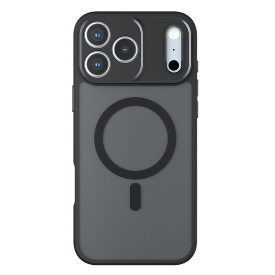 Матовий чохол для iPhone 17 Pro Max, для Magsafe, матовий чорний