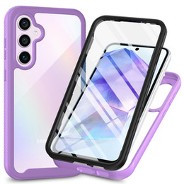 Чoхол Shockproof до Samsung Galaxy A55 5G, із захисним екраном, фіолетовий