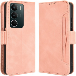 Откидной чехол для Realme C71, Card Slot, розовый