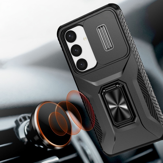 Чехол для Samsung Galaxy S24+ Plus, крышка объектива, чёрный