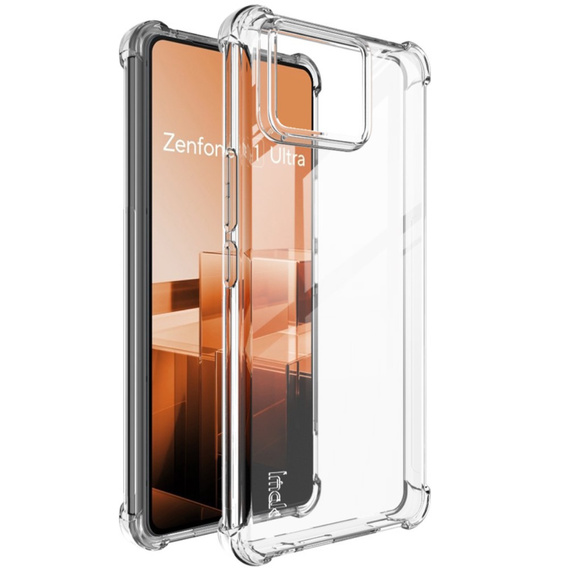 Чoхол IMAK до Asus Zenfone 11 Ultra 5G, Dropproof, прозорий