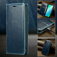 Откидной чехол для Samsung Galaxy S23, ERBORD Waxy Wallet, синий