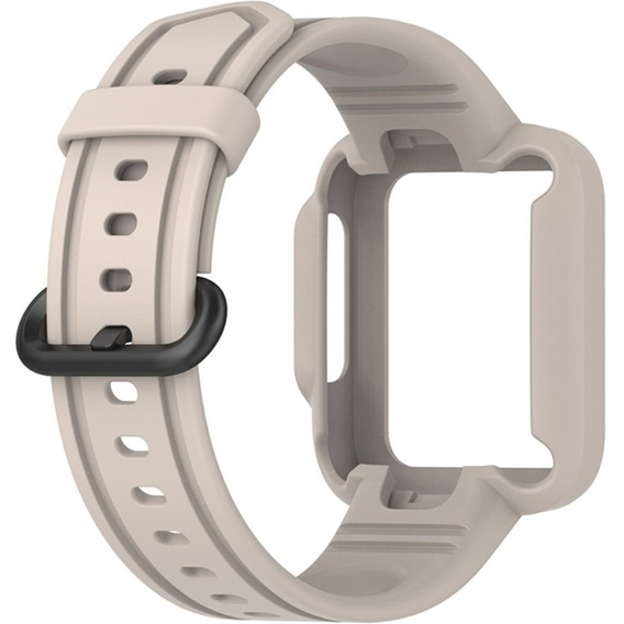 Силиконовый ремешок RS Strap до Xiaomi Redmi Watch 2 Lite, Beige