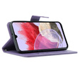Откидной чехол для Samsung Galaxy M34 5G, Butterfly, фиолетовый