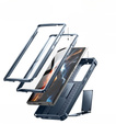 Бронированный чехол для Samsung Galaxy S23 Ultra, Dexnor Full Body (Two Frames), темно-синий