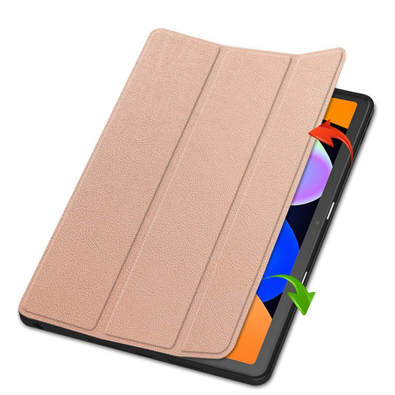 Чехол для Lenovo Idea Tab 11" 2025 TB336FU TB336ZU, подставка, Smartcase с держателем стилуса, розовое золото
