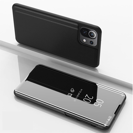 Чехол до Xiaomi Mi 11 Lite / Mi 11 Lite 5G / 11 Lite 5G NE, Clear View, чёрный