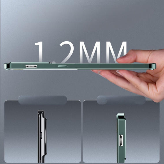 Защитный чехол для камеры OnePlus 12 5G, CamShield MagSafe, прозрачный / зеленый