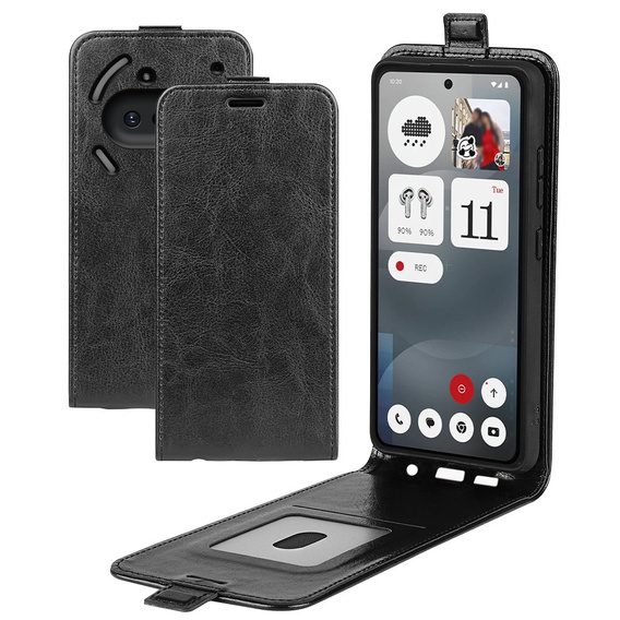 Футляр з клапаном для Nothing Phone 3a, Flip, чорний