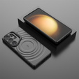 Чехол для Samsung Galaxy S25 Ultra, Ripple Kickstand, для MagSafe, чёрный