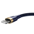 BASEUS Cafule Кабель Lightning 2,4A 1M - Blue/Gold