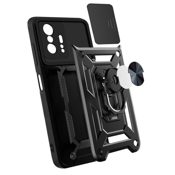 Чехол NOX Camera Slide до Xiaomi 11T / 11T Pro, Black