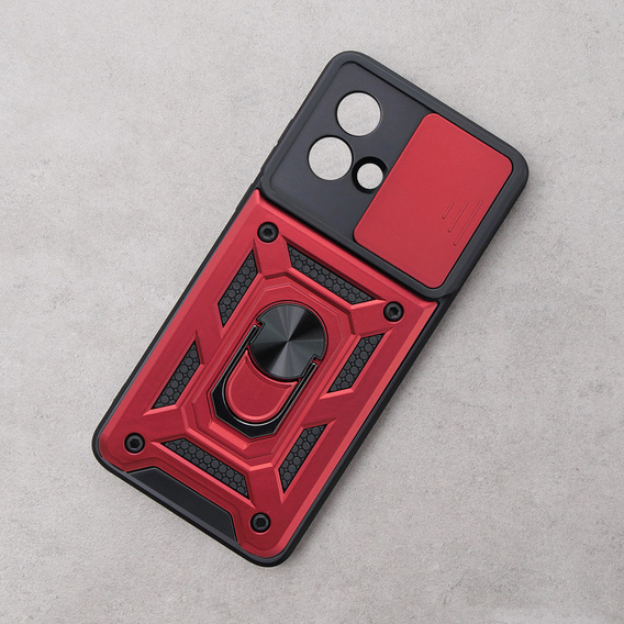 Чохол NOX Camera Slide Motorola Moto G84 5G, CamShield Slide, червоний