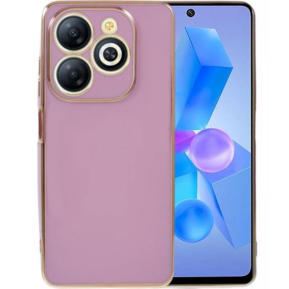 Чохол для Infinix Hot 40i, Glamour CamShield, фіолетовий